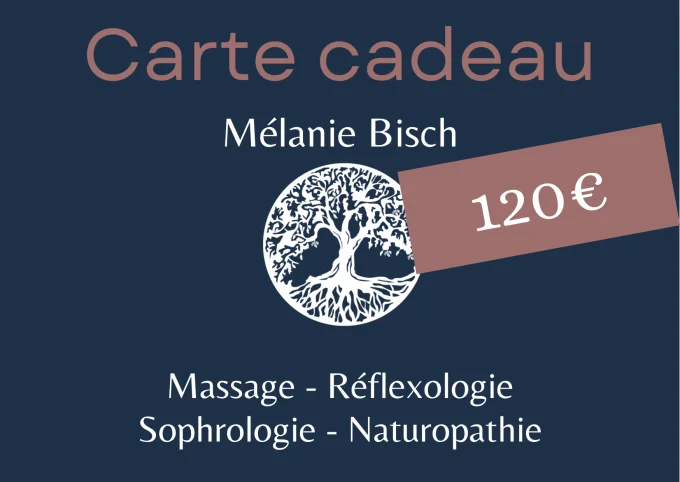 Carte cadeau Bien-être dématérialisée 120€ 